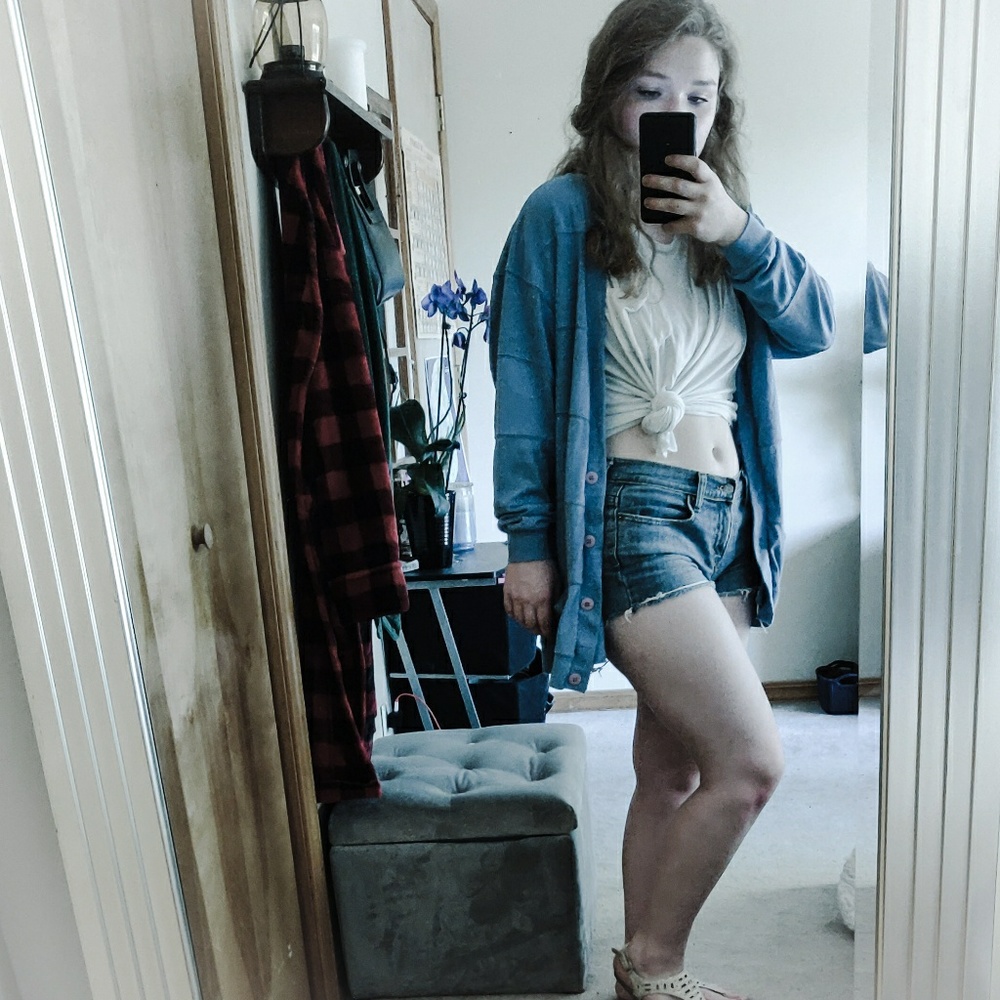 Vintage Blue Cardigan